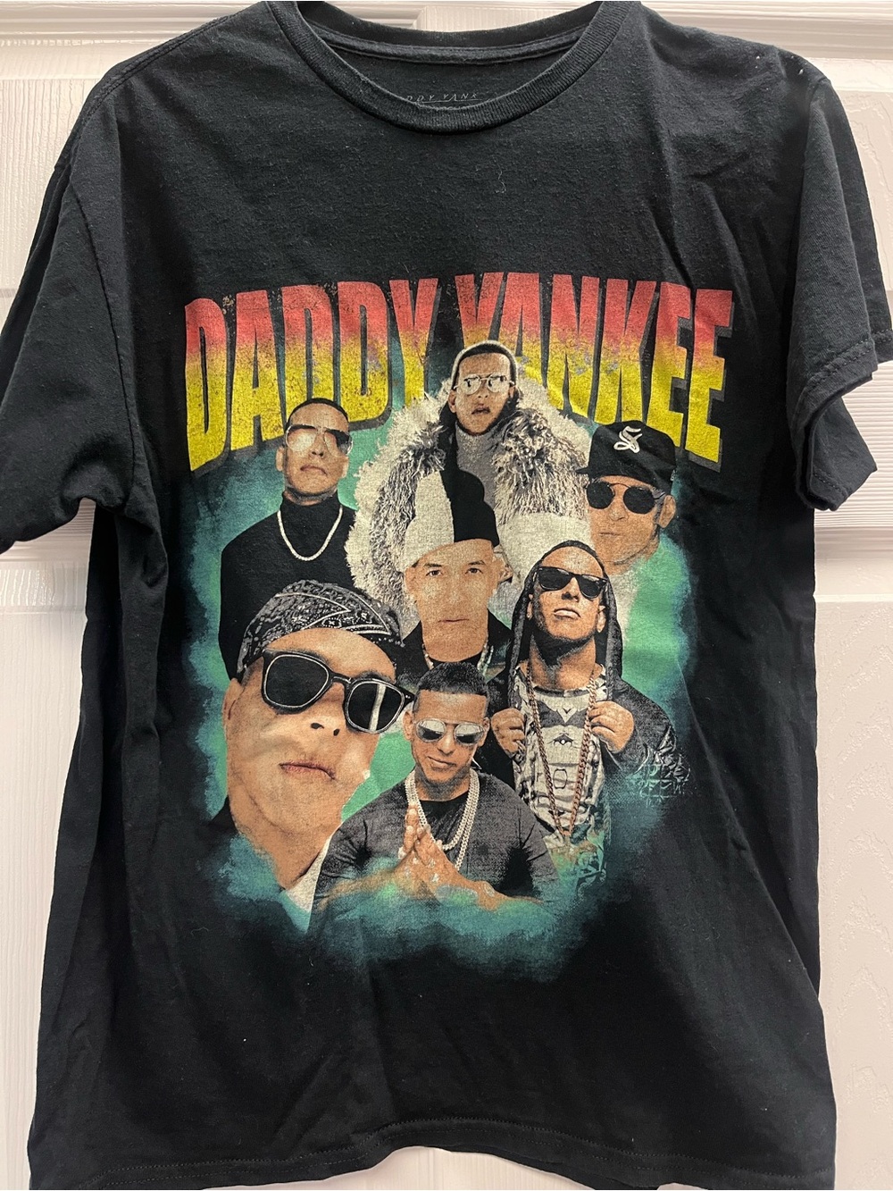 Daddy Yankee Official Merchandise Graphic Band Tee Size Medium Black